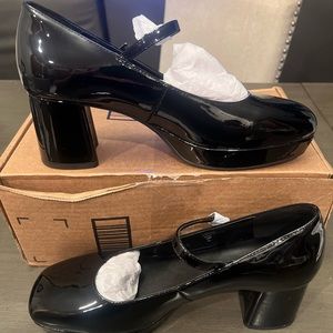 Aerosoles Shannon platform Mary Jane patent leather new no box size 10